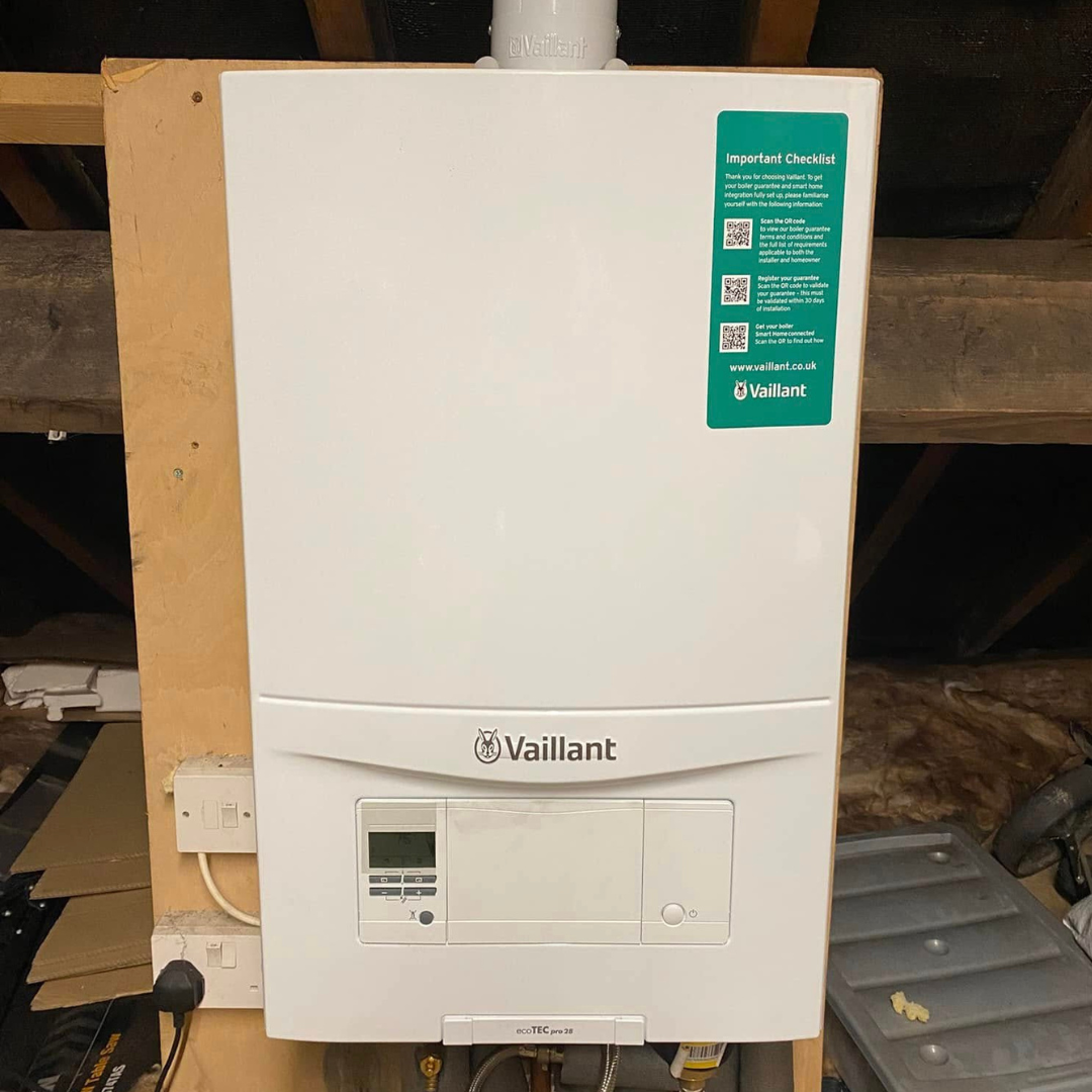 Conventional boiler - traditional system with cylinder and tank